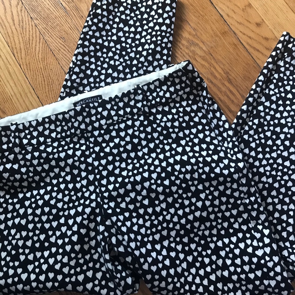 J. Crew Heart Patterned Slacks - Picture 6 of 6